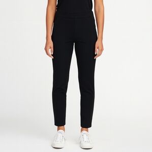 Banana Republic Womens Black Skinny Tapered Pants Size 2P Petite Workwear Office